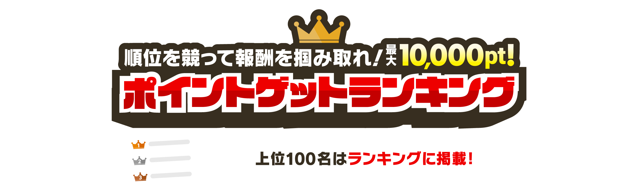 最大10,000pt!ポイントゲットランキングキャンペーン